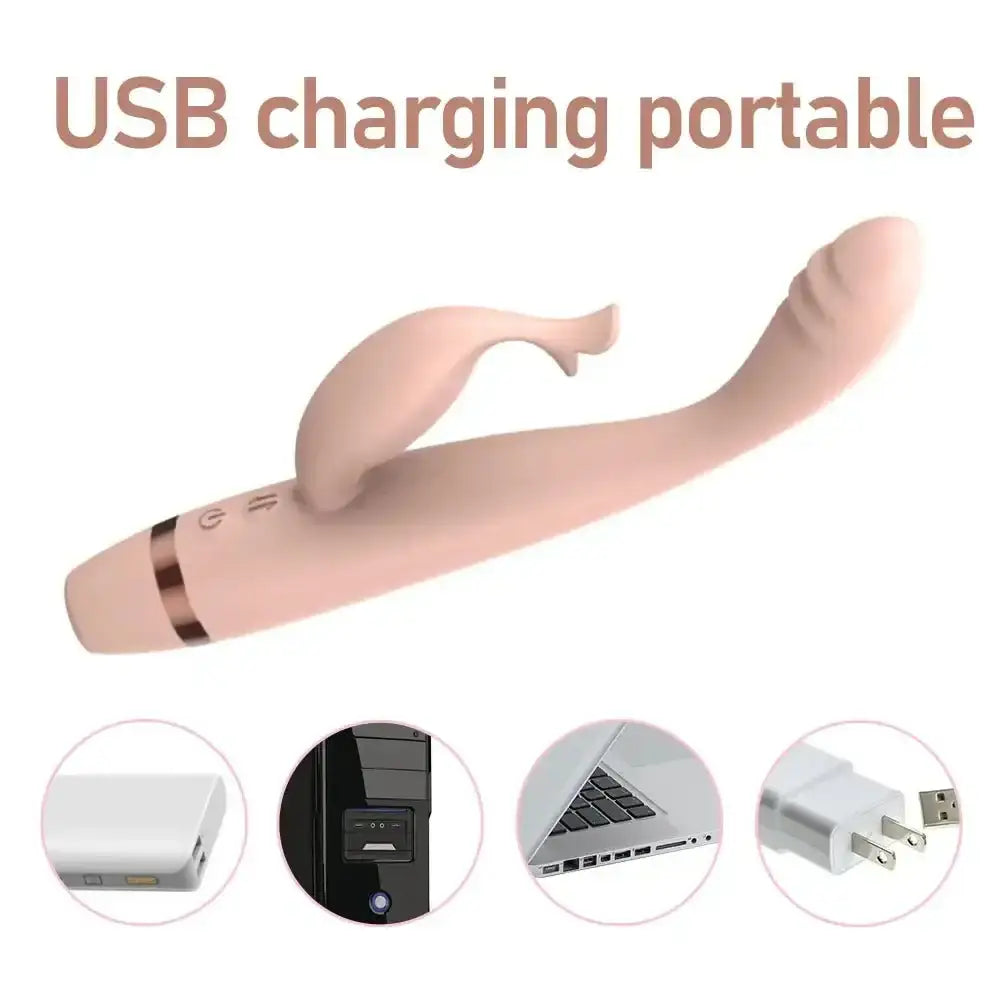 1pc Rabbit Tapping G - Spot Patting Vibrator for Women Clitoris Clit Stimulator Powerful nal Butt Plug Sexy Toys for Couples Vagin - The Lady's Haven