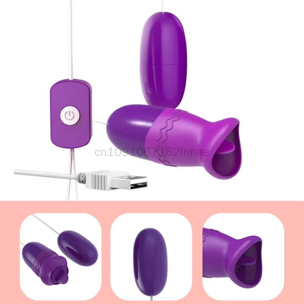 USB Charging Jumping Egg Vibrator Remote Control Gspot Clitoral Massager for Women and Couples