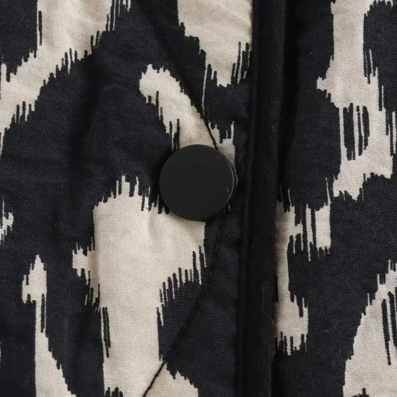 Women's Casual Zebra Print Jacket Loose Oversize Coat