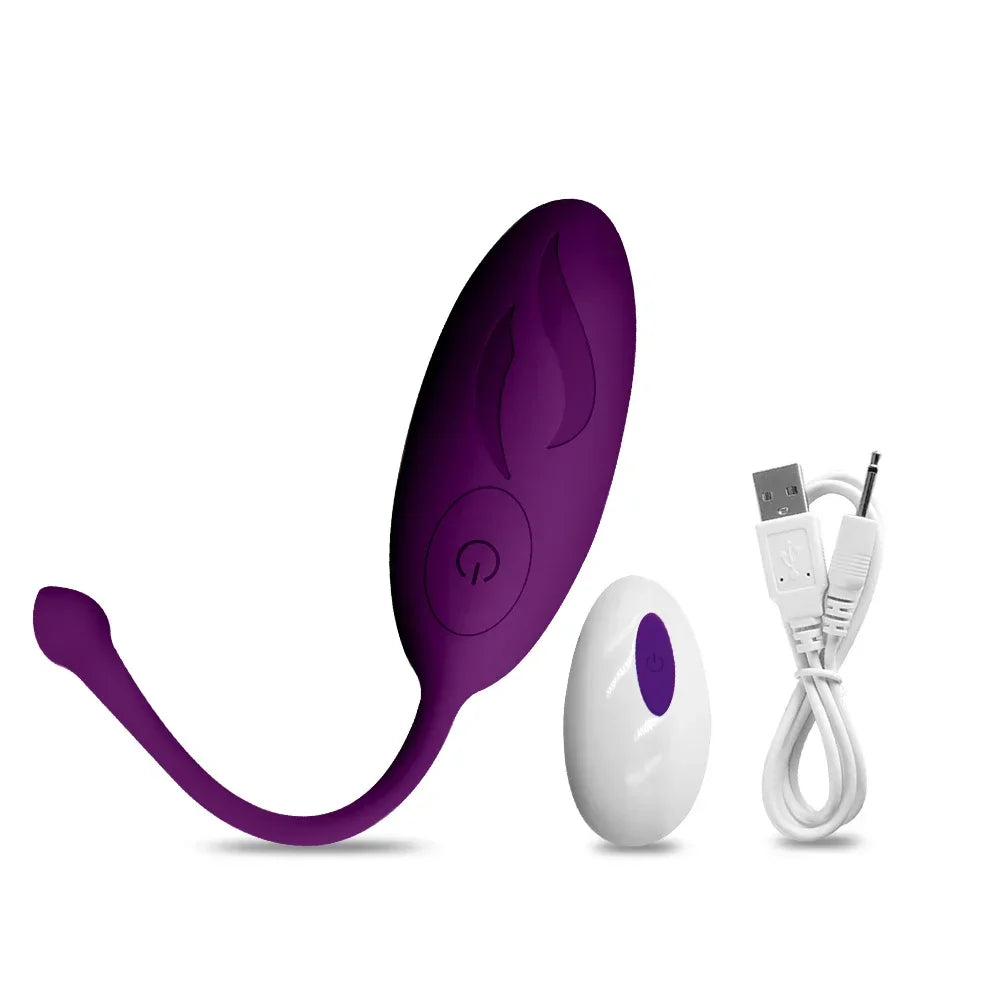 Wireless Vibrating Love Egg G-Spot and Clitoral Stimulator