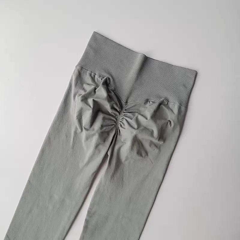 Nahtlose Yoga-Leggings mit hoher Taille, verschiedene Farben