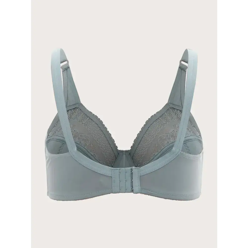 Beauwear Women Floral Lace Bras Perspective Underwire Bra Sexy Lingerie Plus Size Bralette Large Cup 36-46 E