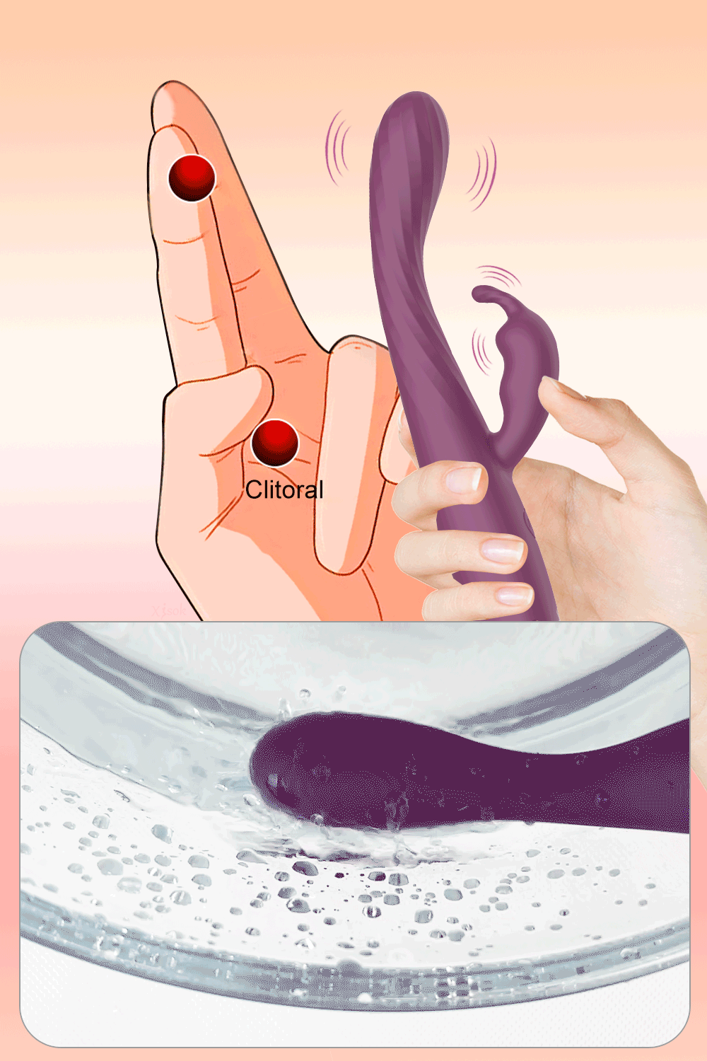 Beginner G-Spot Vibrator for Women Vagina Rabbit Vibrator Clitoris Stimulator Female Masturbator Adult Goods Sex Toy