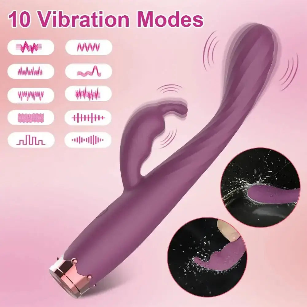 Beginner G - Spot Vibrator for Women Vagina Rabbit Vibrator Clitoris Stimulator Female Masturbator Adult Goods Sex Toy for Women - The Lady's Haven