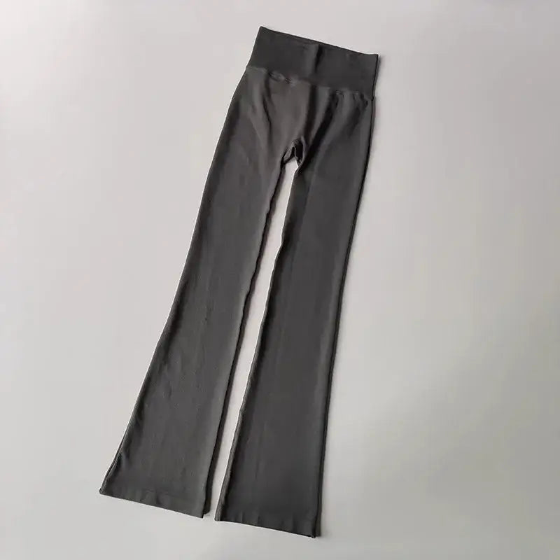 High Waisted Yoga Pants Bell-Bottoms - The Lady's Haven Boutique