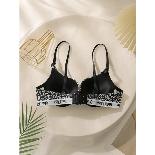 Ladies Sexy Leopard Print Push Up Bra - The Lady's Haven Boutique