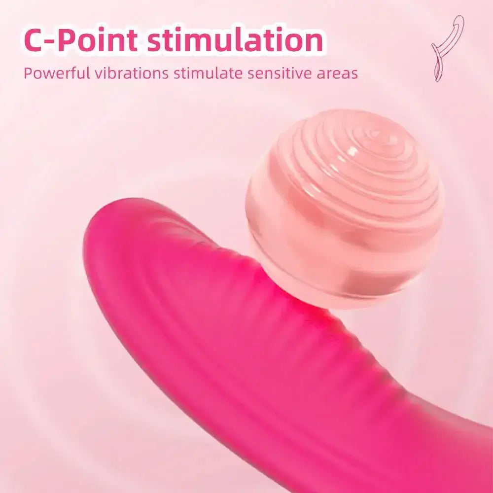 Strap - On Vibrating Dildo Adjustable Harness Vibrator with 10 Vibration Modes Wearable Harness Sex Toy for Female Couple Lesbians - The Lady's Haven