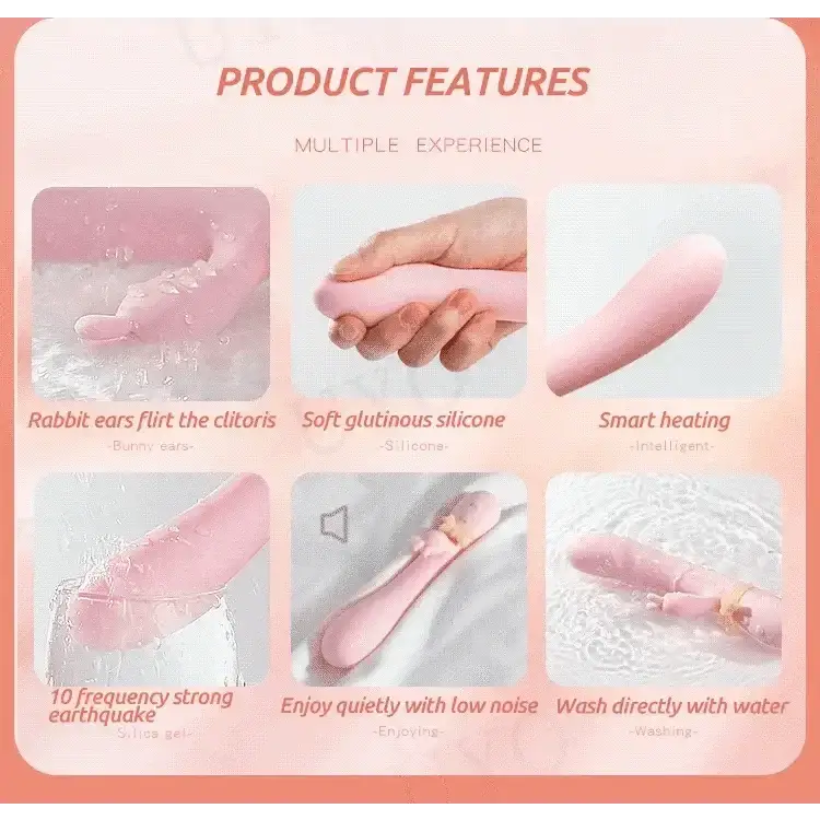 vibrator for woman sex toy Silicone Rabbit Vibrator USB Rechargeable Waterproof G - Spot Stimulating Clitoral Stimulator UYO - The Lady's Haven