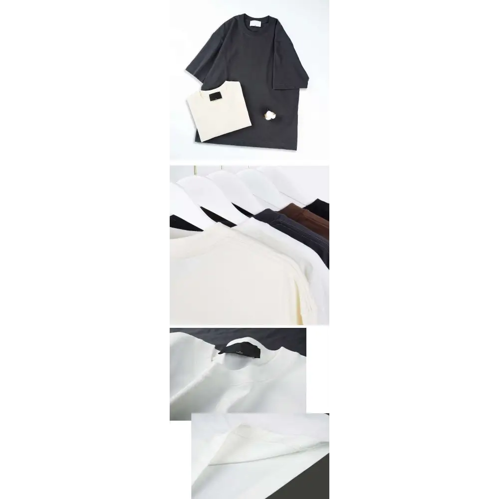 WAVLATII Oversized Summer T Shirts for Women Streetwear Tees displayed in various colors with a relaxed fit.