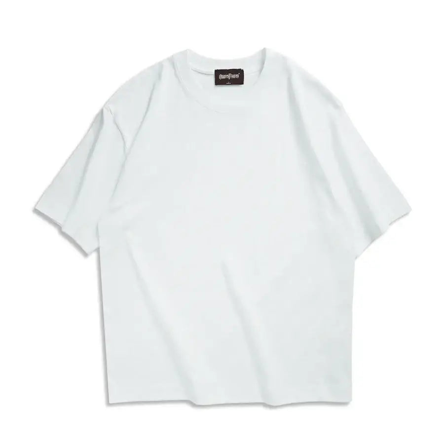 WAVLATII Oversized Summer T Shirts for Women Streetwear Tees in light blue, perfect for casual summer looks.