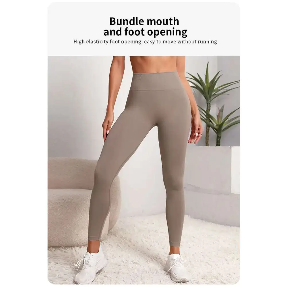 Women Seamless Hip Lifting Sports Leggings High Waist Fitness Leggings perfect for yoga and gym workouts by OVESPORT.