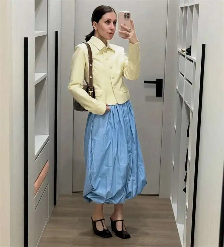 Midi Skirts – Trendy Mid-Calf Lengths