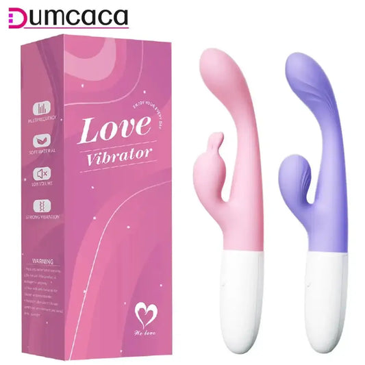 10 Modes G Spot Rabbit Vibrator Dildo Clitoris Stimulator Vagina Massager Female Masturbator Adult Sex Toys For Women Sex Shop - The Lady's Haven
