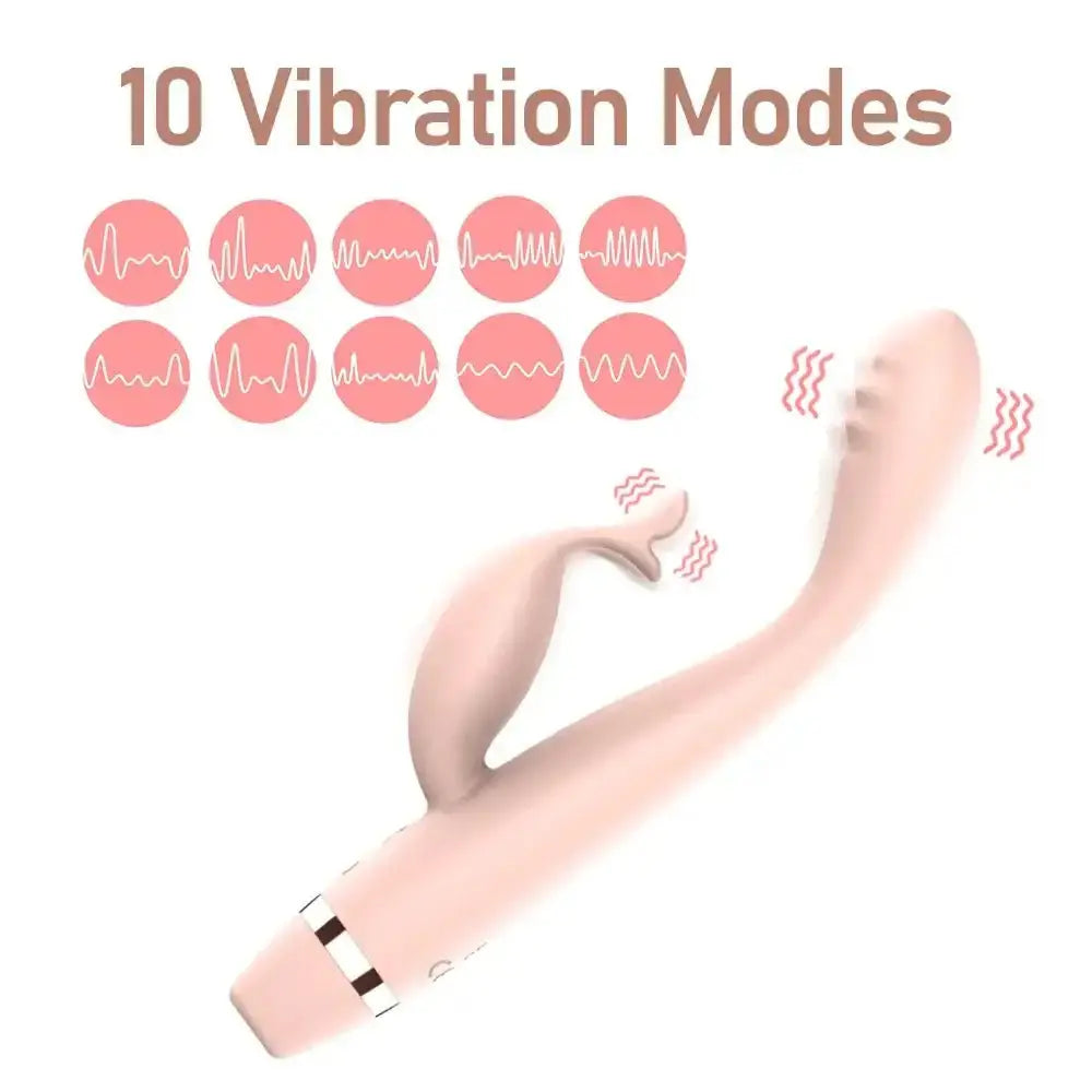 1pc Rabbit Tapping G - Spot Patting Vibrator for Women Clitoris Clit Stimulator Powerful nal Butt Plug Sexy Toys for Couples Vagin - The Lady's Haven