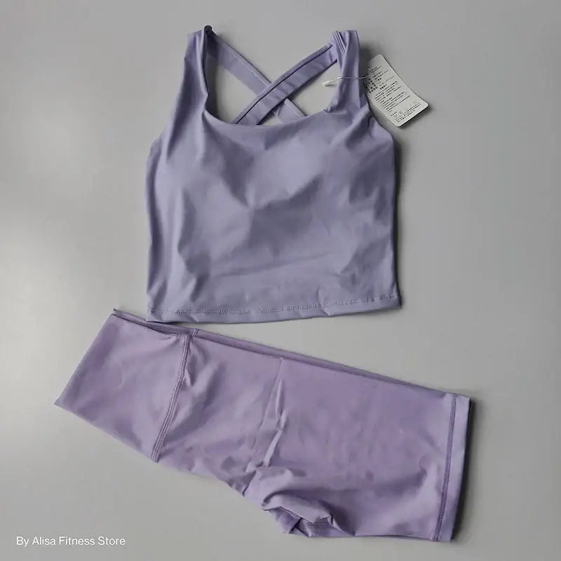 2 Piece Womens Workout Outfit Various Colors - The Lady's Haven Boutique