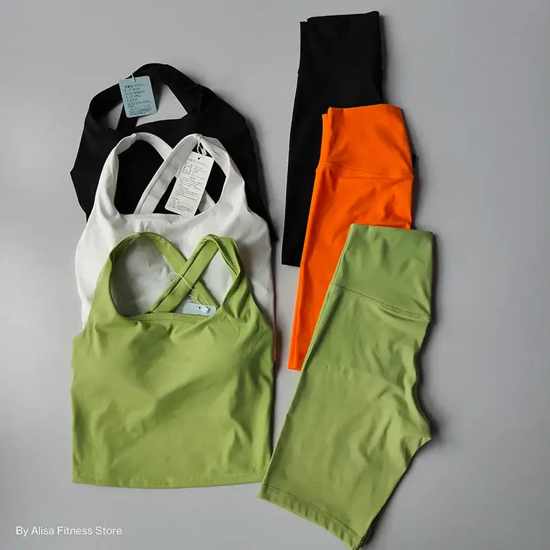 2 Piece Womens Workout Outfit Various Colors - The Lady's Haven Boutique