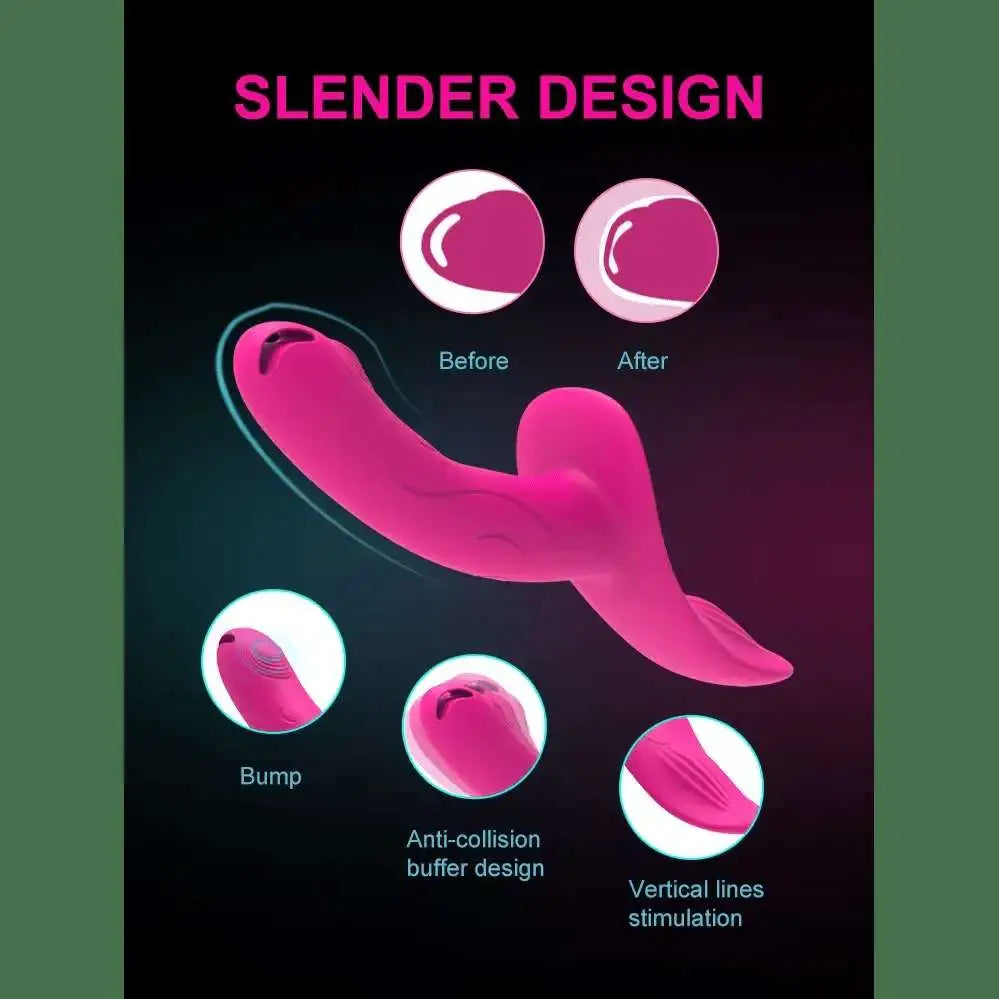 7 Speeds Wearable Double Vibrators For Women Lesbian Couples USB Rechargeable Strapless Strap on Dildo Female Adults Sex Toys - The Lady's Haven