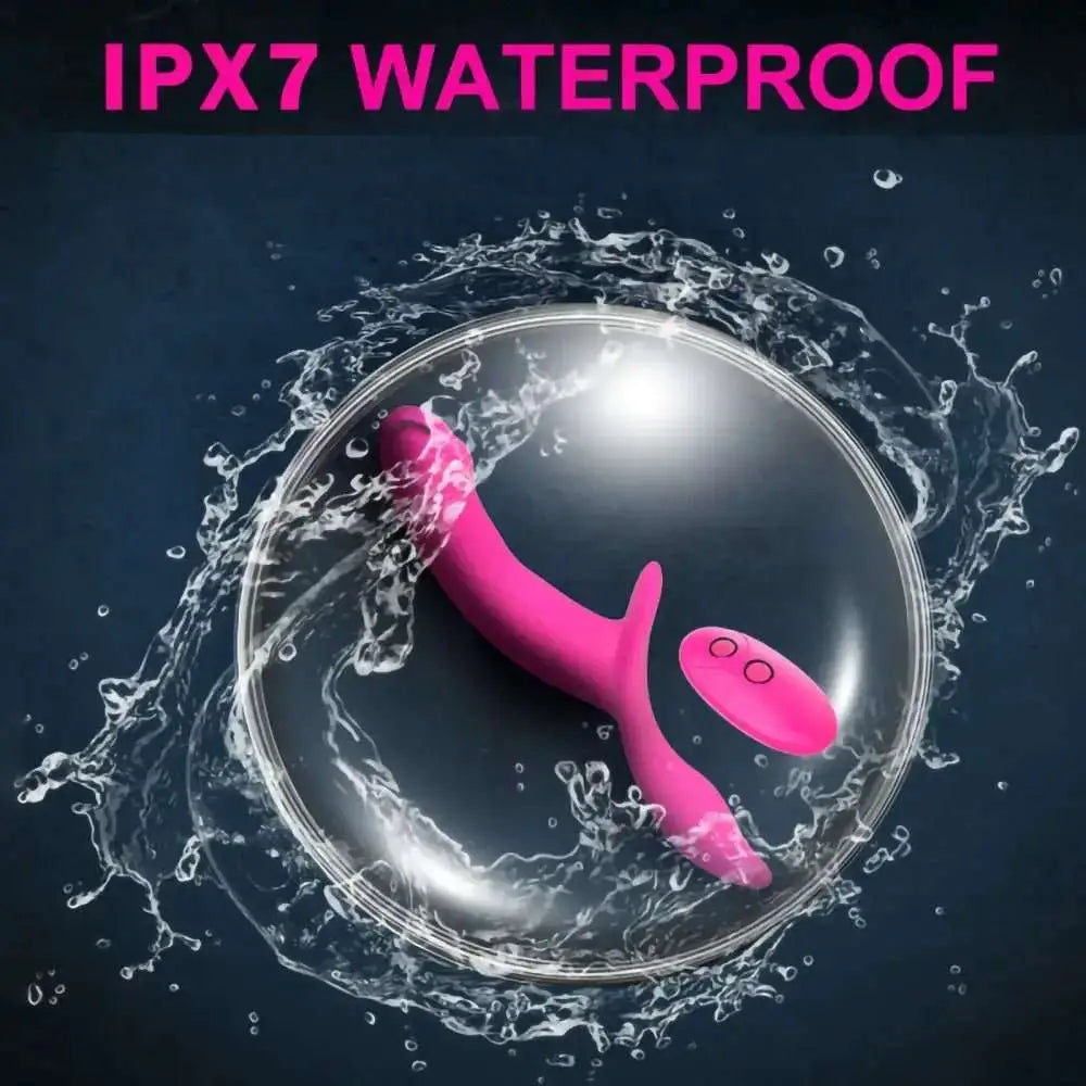 7 Speeds Wearable Double Vibrators For Women Lesbian Couples USB Rechargeable Strapless Strap on Dildo Female Adults Sex Toys - The Lady's Haven