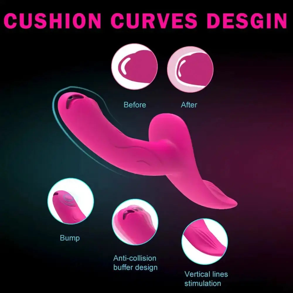 7 Speeds Wearable Double Vibrators For Women Lesbian Couples USB Rechargeable Strapless Strap on Dildo Female Adults Sex Toys - The Lady's Haven