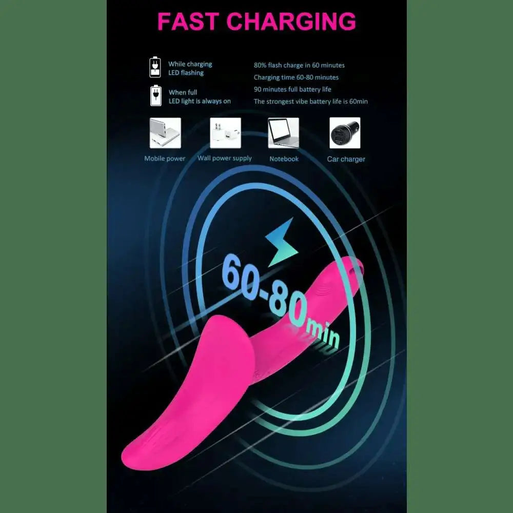 7 Speeds Wearable Double Vibrators For Women Lesbian Couples USB Rechargeable Strapless Strap on Dildo Female Adults Sex Toys - The Lady's Haven