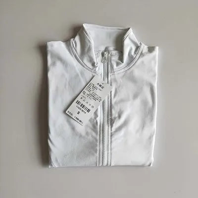 Women's Long Sleeve Zip-Up Yoga Jacket
