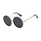 Round Sunglasses with Designer Flair