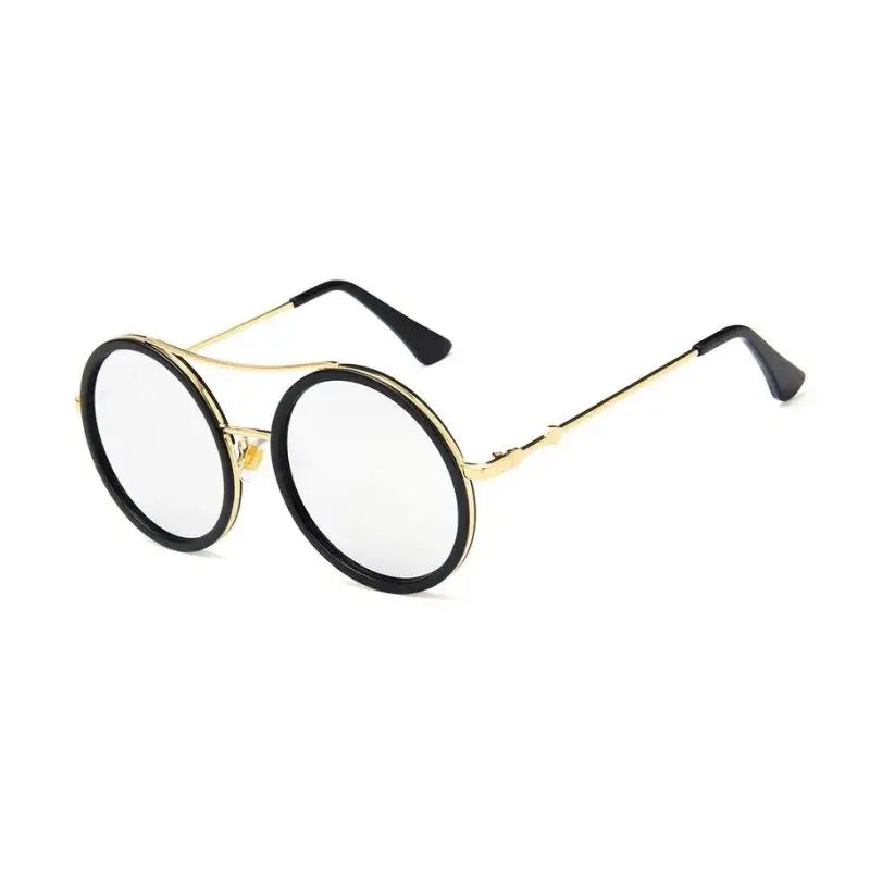 Round Sunglasses with Designer Flair