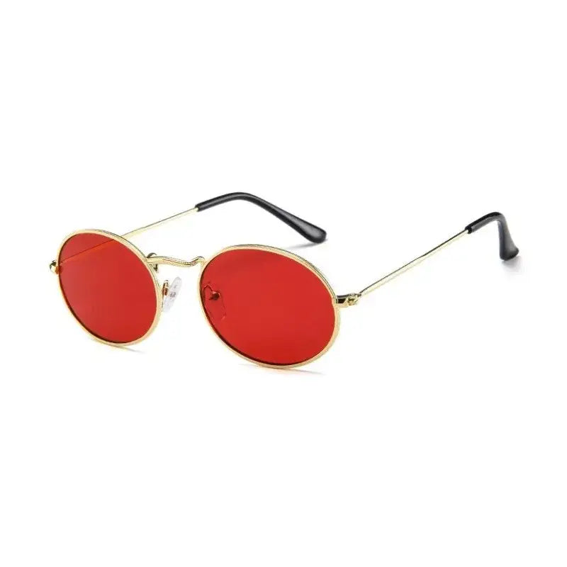 Luxury Designer Oval Sunglasses Women