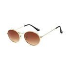 Luxury Designer Oval Sunglasses Women