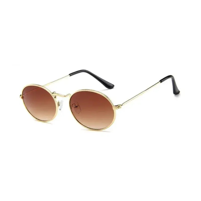 Luxury Designer Oval Sunglasses Women