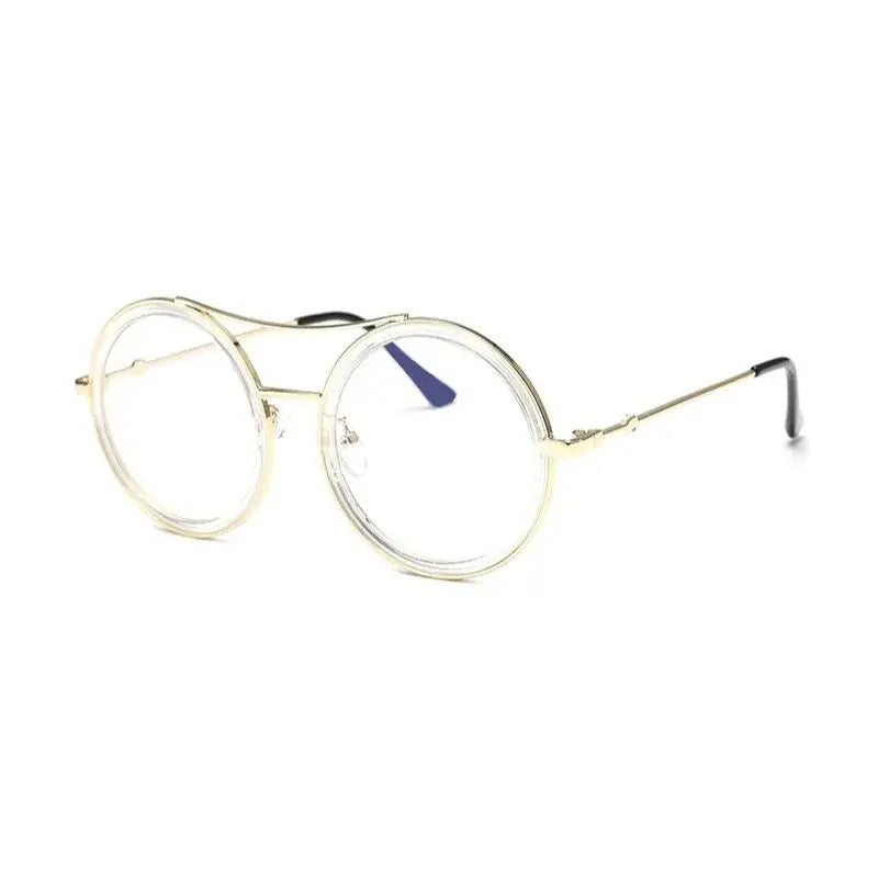 Round Sunglasses with Designer Flair