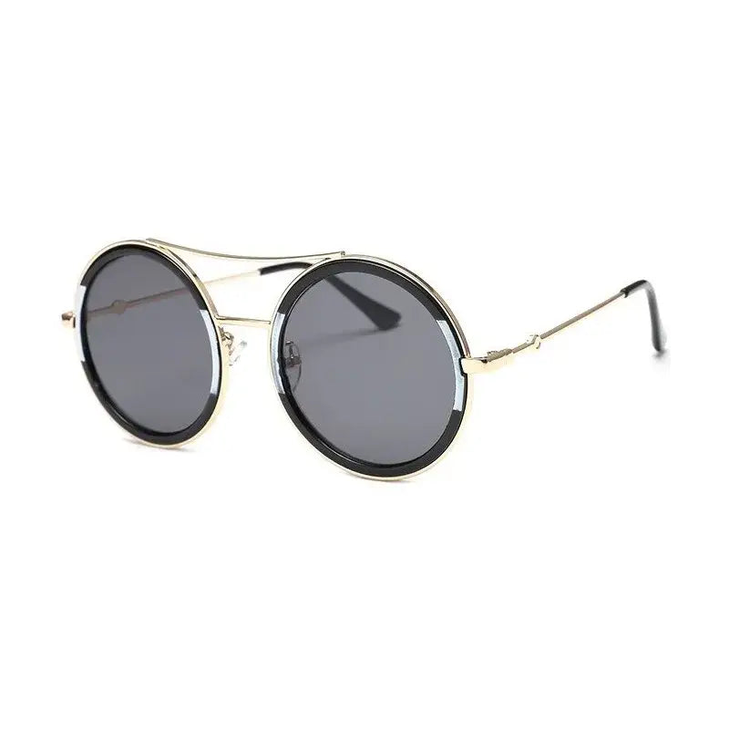 Round Sunglasses with Designer Flair