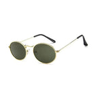 Luxury Designer Oval Sunglasses Women