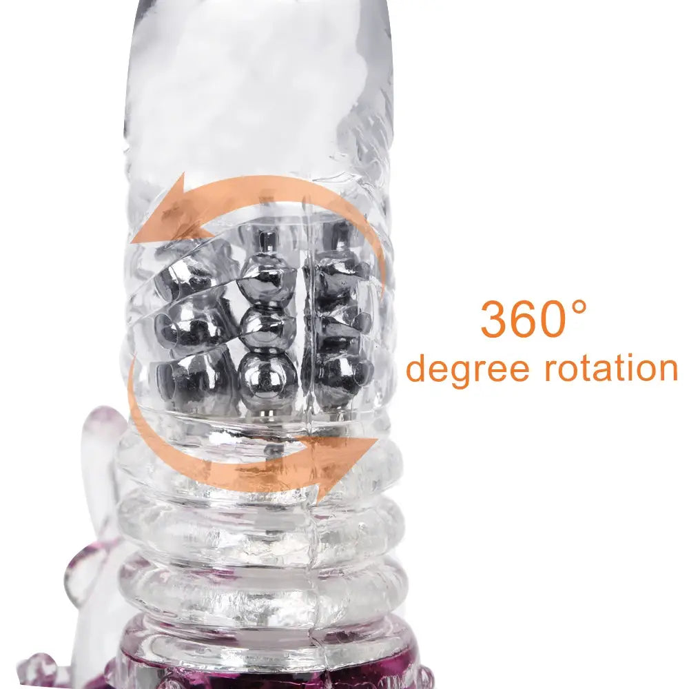 Rabbit Vibrator Telescopic Dildo Vibrator G-Spot Clit AV Stick Stimulator Vaginal Massager Sex Toys for Women Female