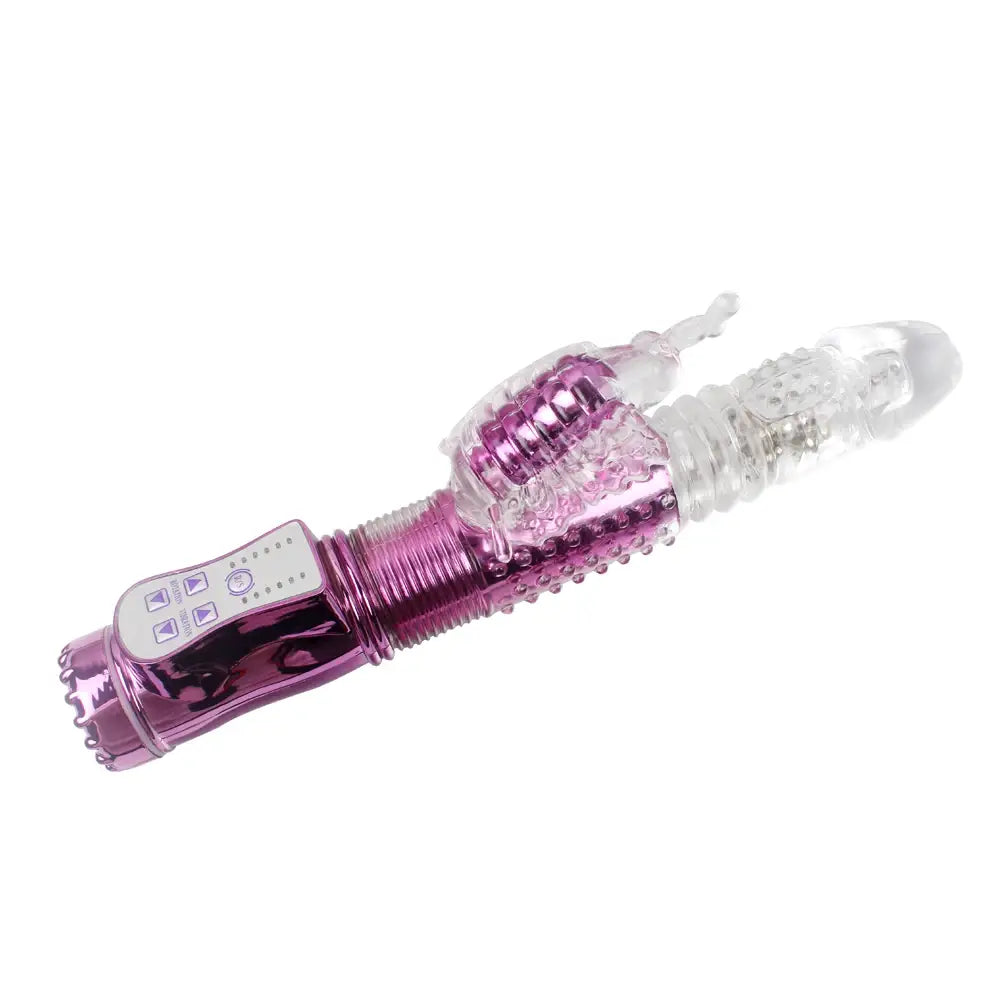 Rabbit Vibrator Telescopic Dildo Vibrator G-Spot Clit AV Stick Stimulator Vaginal Massager Sex Toys for Women Female