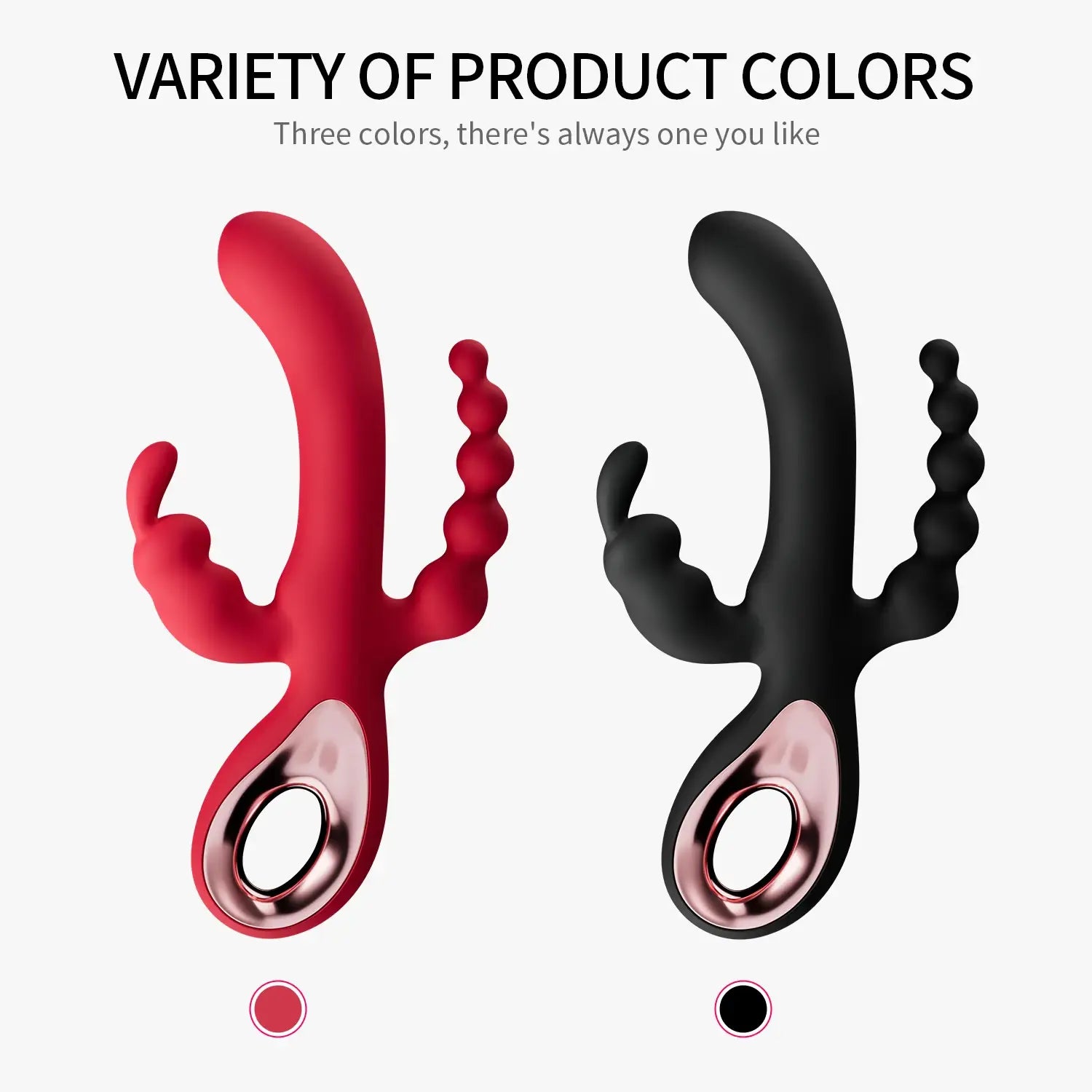 3 In 1 Dildo Rabbit Vibrator for Women G-Spot Orgasm Masturbator Anal Plug Clitoris Stimulator Female Masturbation Sex