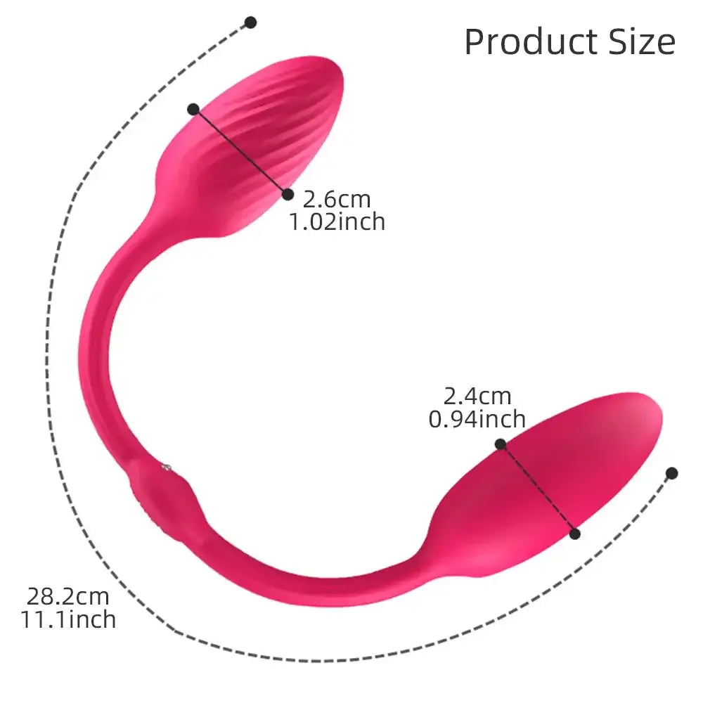 Double Dildo Anal Vibrators for Women Wearable Panties G Spot Clitoris Stimulator Butt Plug Vibrating Eggs Sex Toys