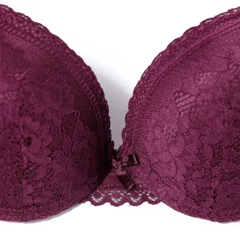 Beauwear Small Size Bras for Women Lace Molded Cup Bra with Wire No Pad 75B 80B 85B
