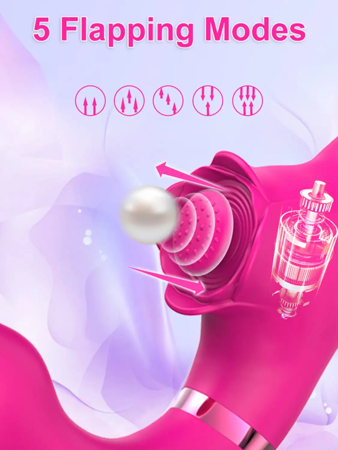 APP Strapless Strap-On G-Spot Dildo Vibrator Realistic Double-Ended Vibrating Butt Plug Anal Sex Toys for Women