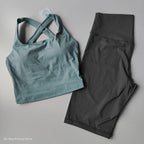 2-teiliges Damen-Workout-Outfit, verschiedene Farben