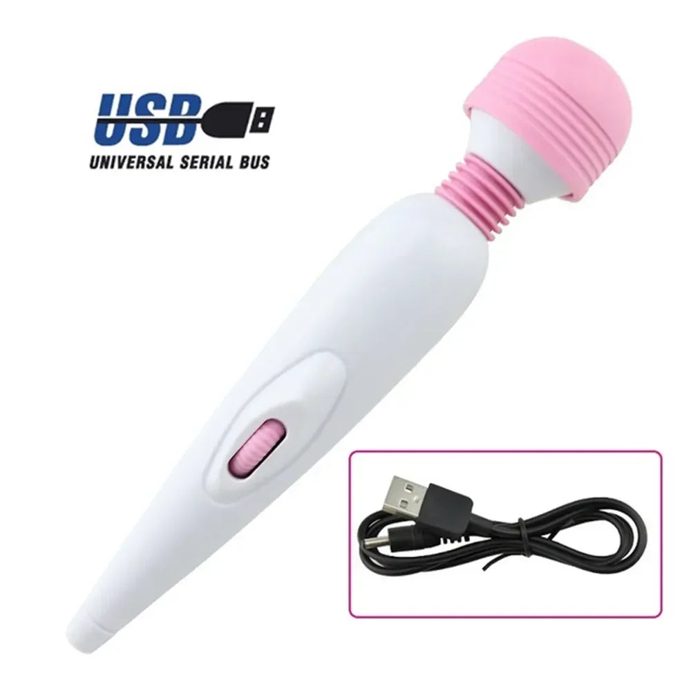 Powerful AV Wand Vibrator Clitoral and G-Spot Stimulator