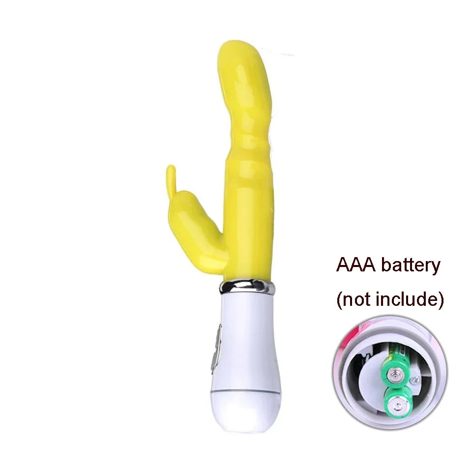 12-Speed Rabbit Vibrator G-Spot and Clitoral Stimulator for Women