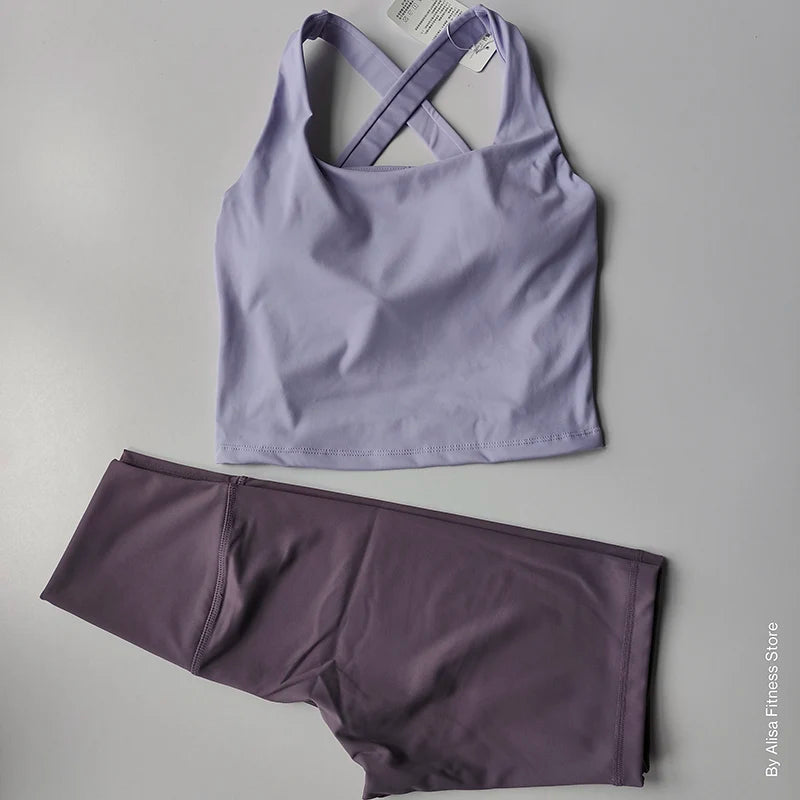 2 Piece Womens Workout Outfit Various Colors