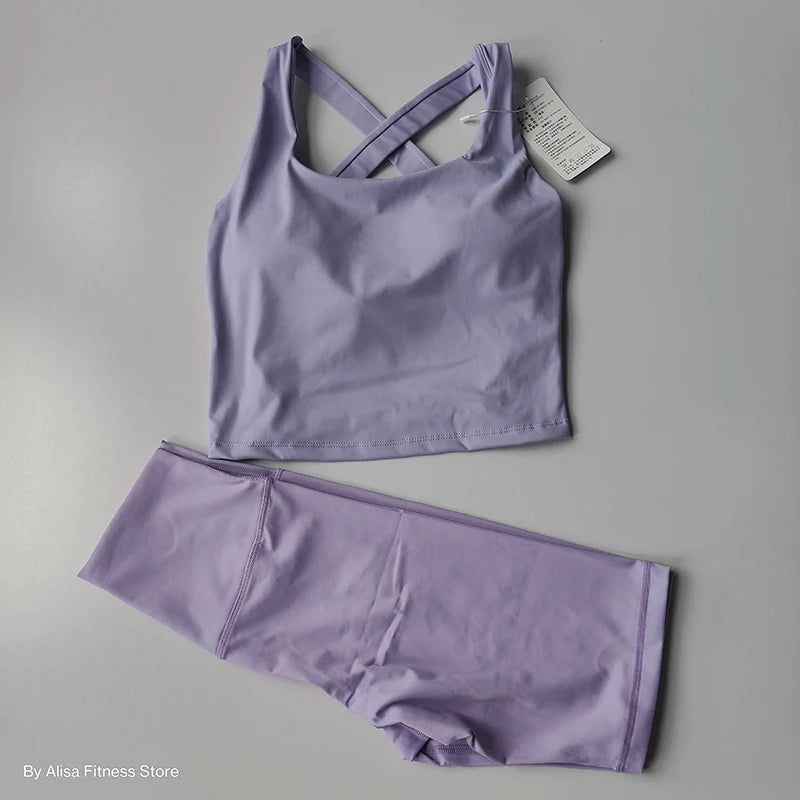 2 Piece Womens Workout Outfit Various Colors