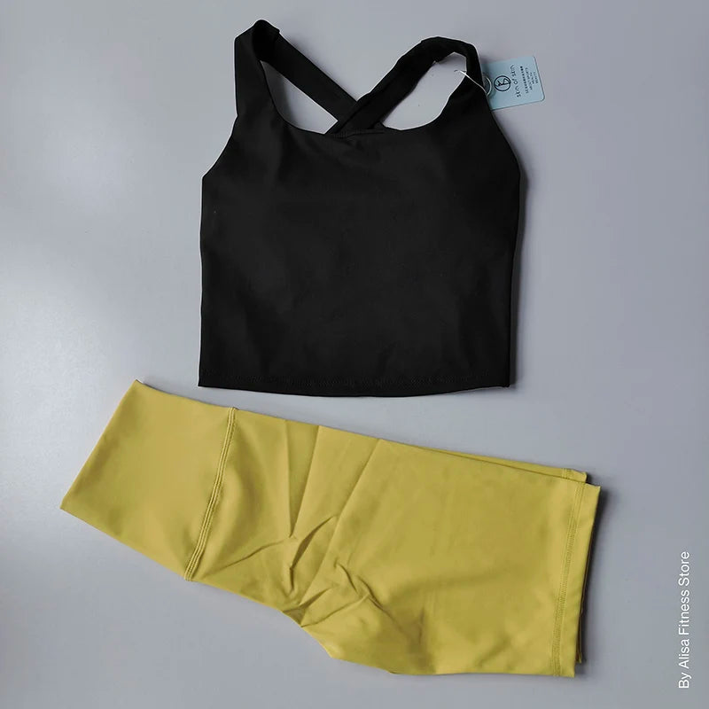 2 Piece Womens Workout Outfit Various Colors