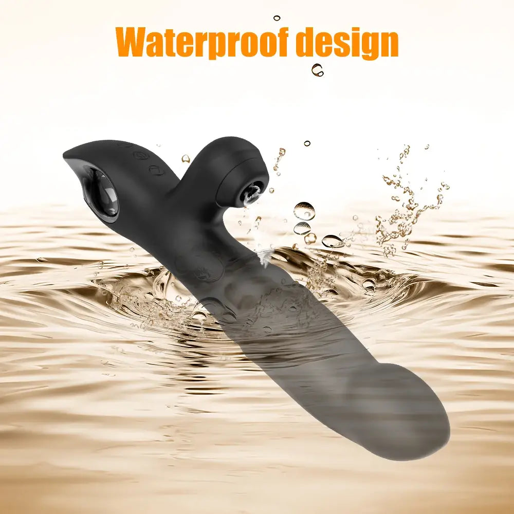 Female Clit Sucker Rabbit Vibrator Vibrating Sucking Swing Vagina GSpot Dildo Masturbator Three Motor Massager Sex Toy