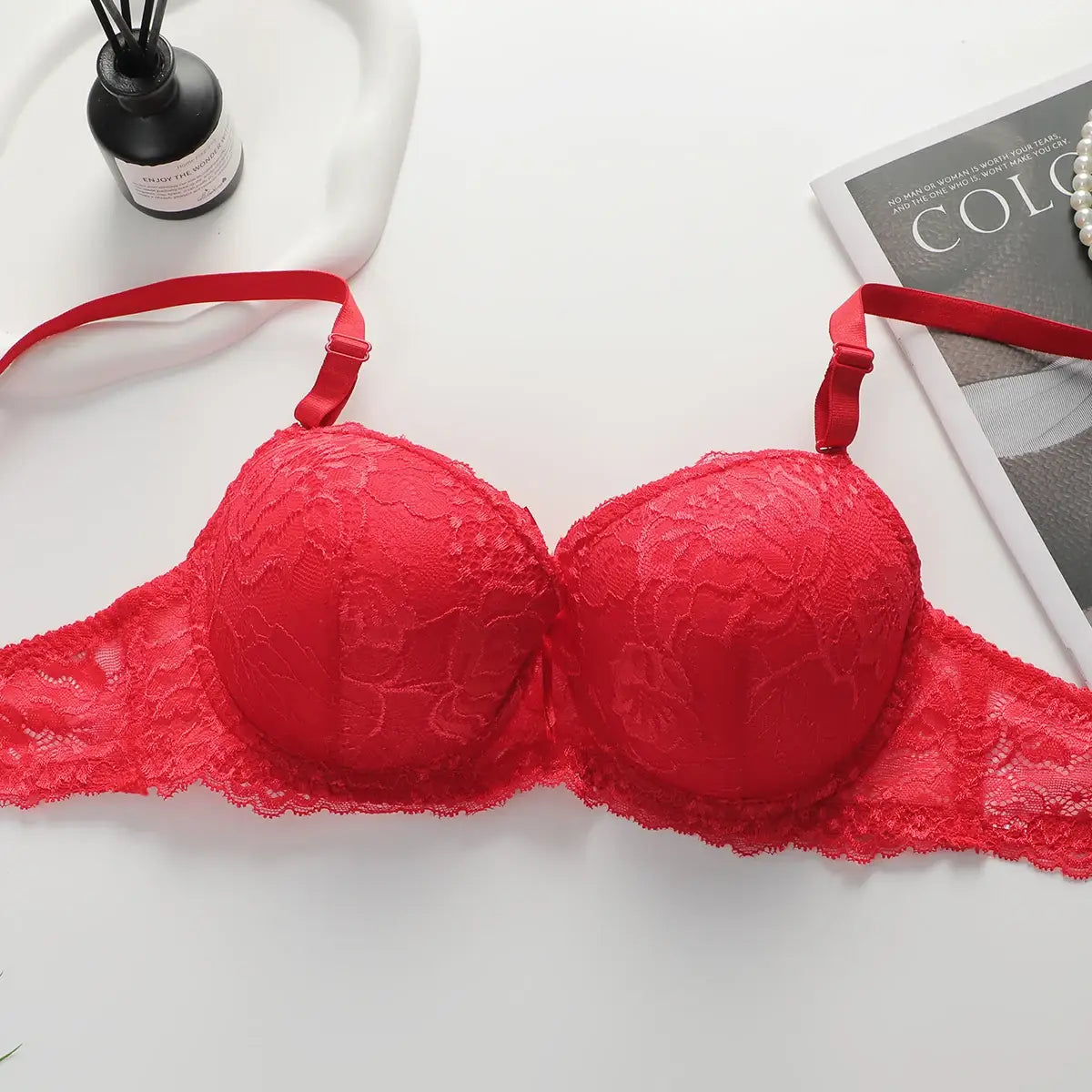 2-piece Sexy Multi-color Lingerie Set For Women’s Gathering Push Up Underwear For Women’s Flower Underwear Set A2155