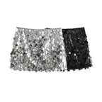 Women's Sexy Sequined Mini Skirt Casual Party Skirt
