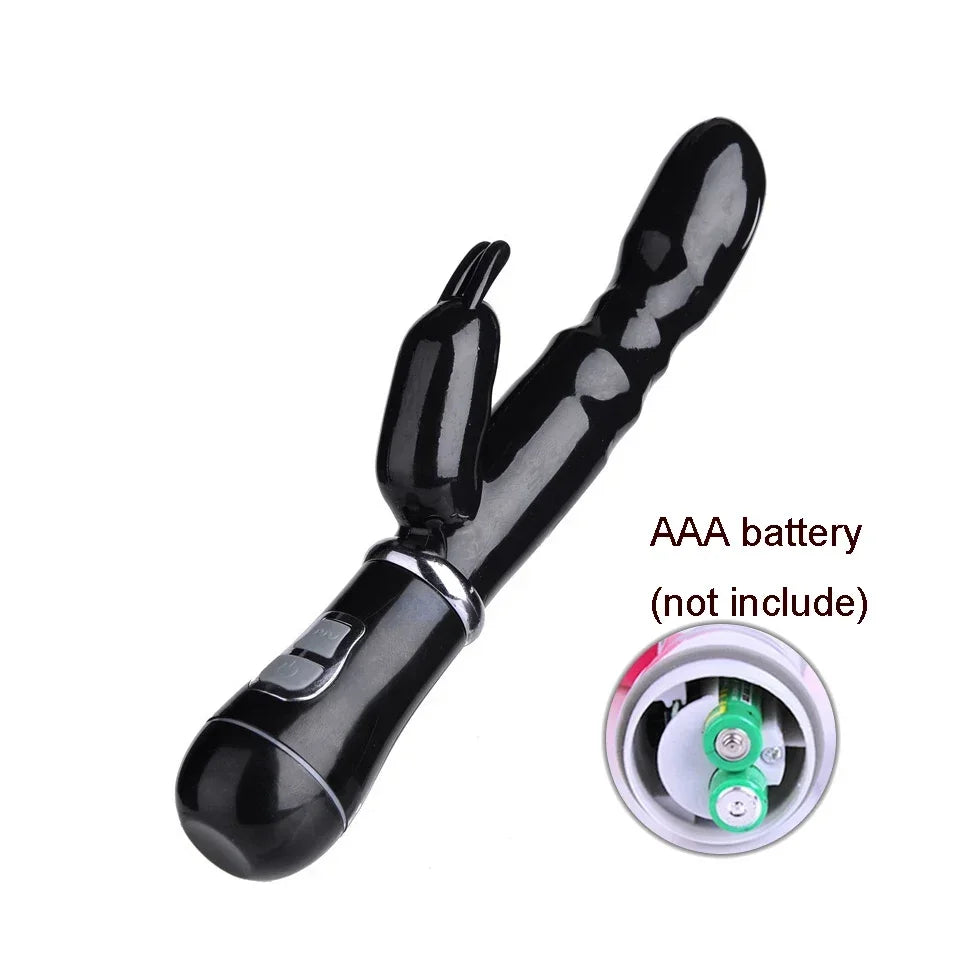 12-Speed Rabbit Vibrator G-Spot and Clitoral Stimulator for Women