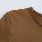 Women's Elegant Long Sleeve Bodysuit Slim Casual Top